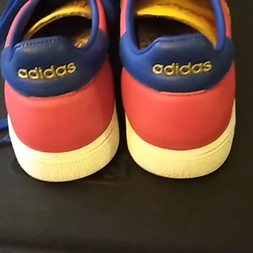 Adidas Spezial Shirley Red Yellow Blue Size 7.5 - Picture 5 of 6